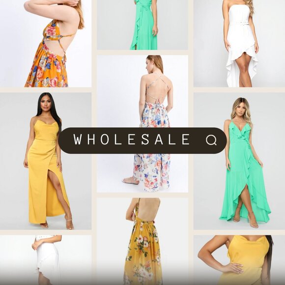 WHOLESALE * 37 MAXI DRESSES // BOUTIQUE CLOSING // EVERYTHING MUST GO - Picture 1 of 16